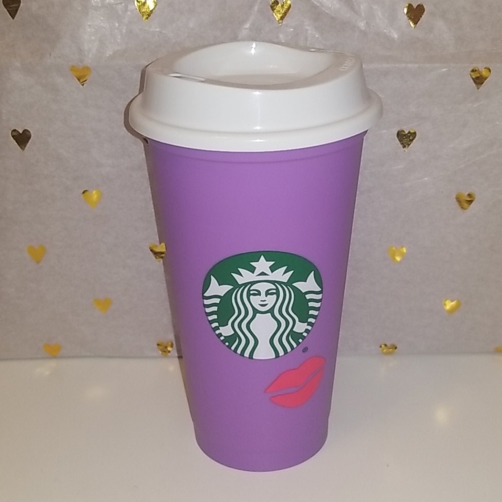 New Starbucks cold changing lips plastic cup